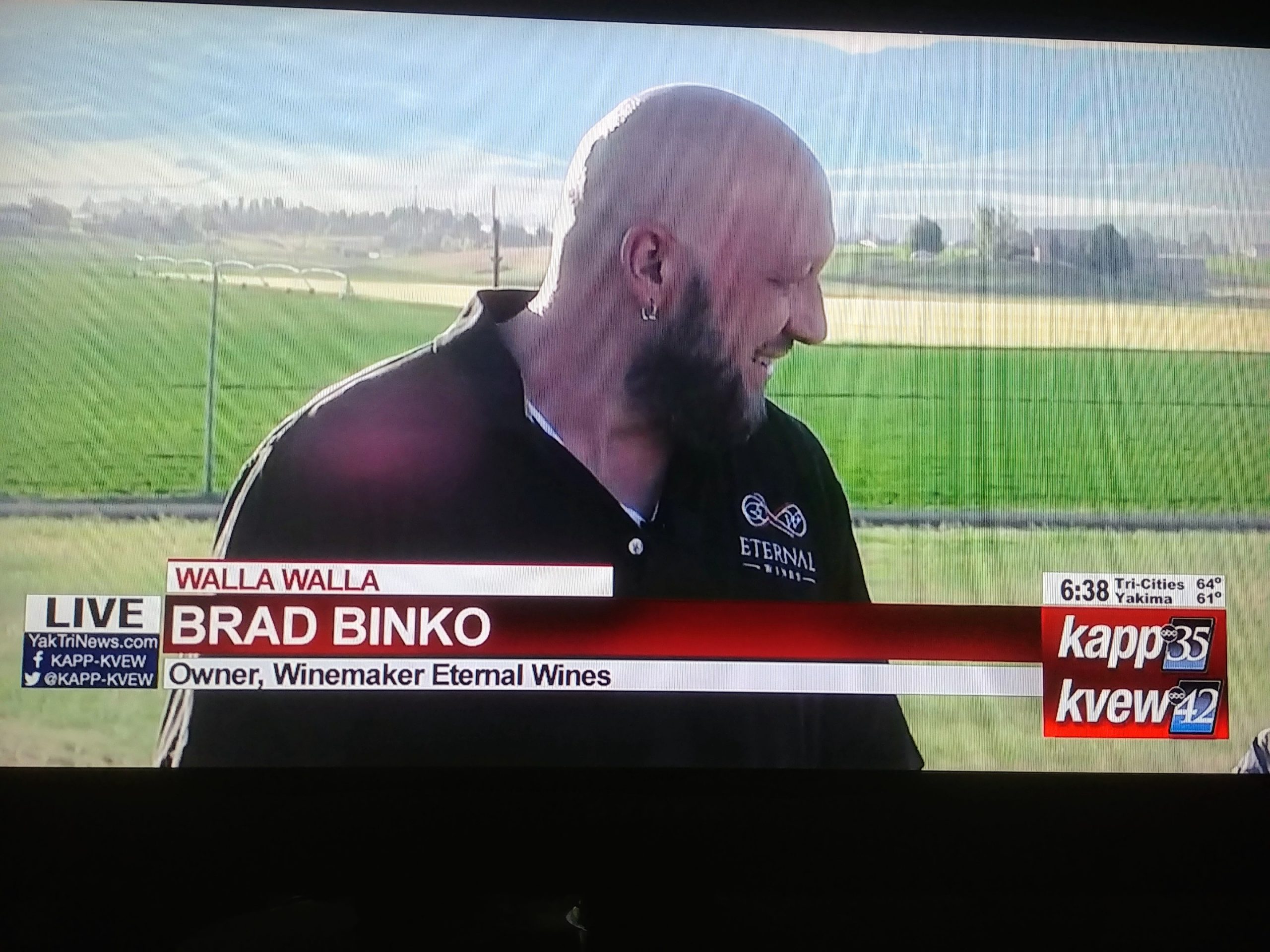 Brad Binko interviewed on TV